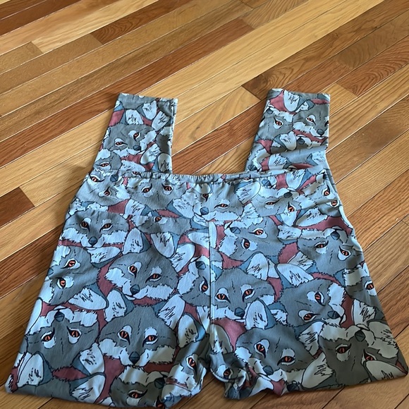 Lularoe TC leggings Wolf print - Picture 2 of 3